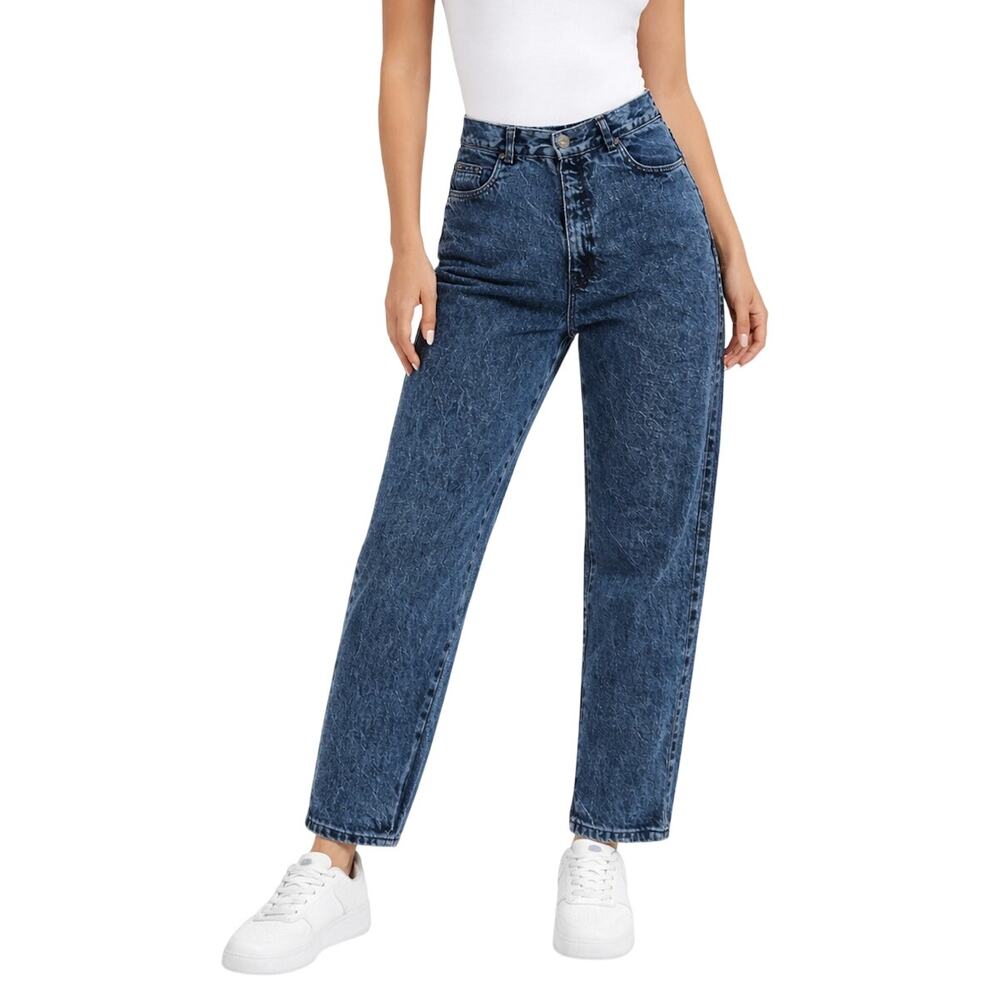 Vintage Levi's 900 Series High Rise Straight Leg Mom Jeans Acid Wash 14 28"